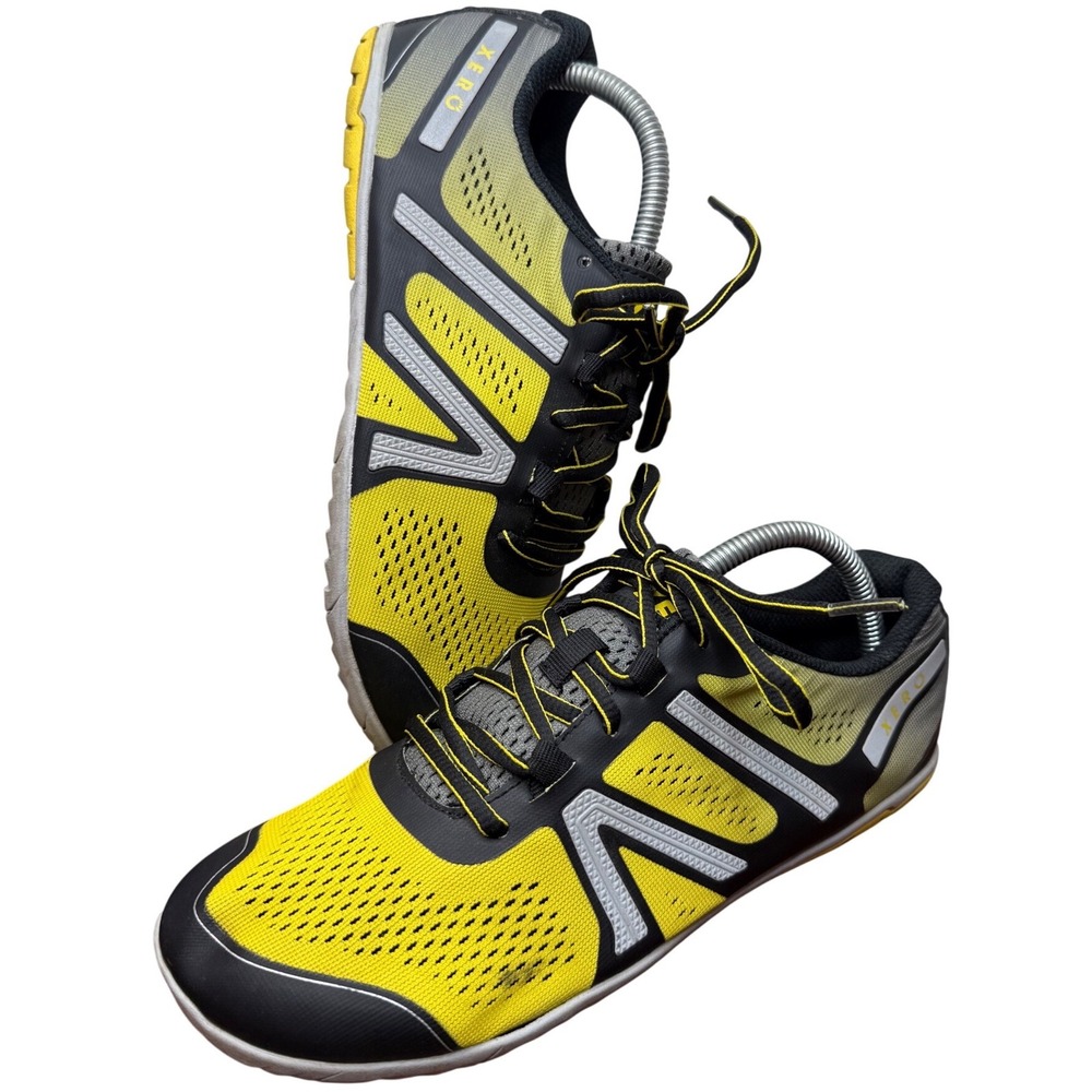 Xero Shoes HFS Mens Barefoot Running Shoes Yellow Black Size 8 S211115SWF